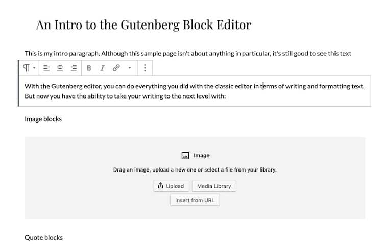 Gutenberg-Blocks