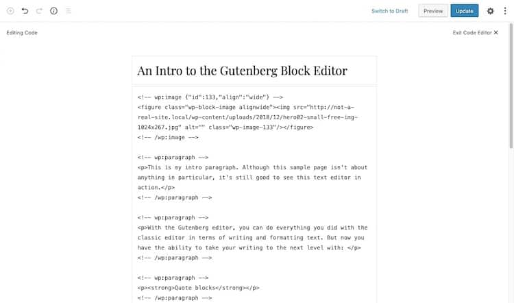 Gutenberg-Code-Editor