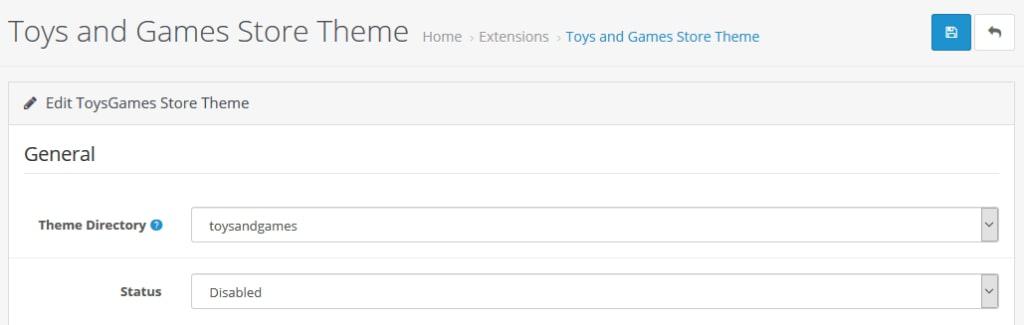 enable theme in theme options