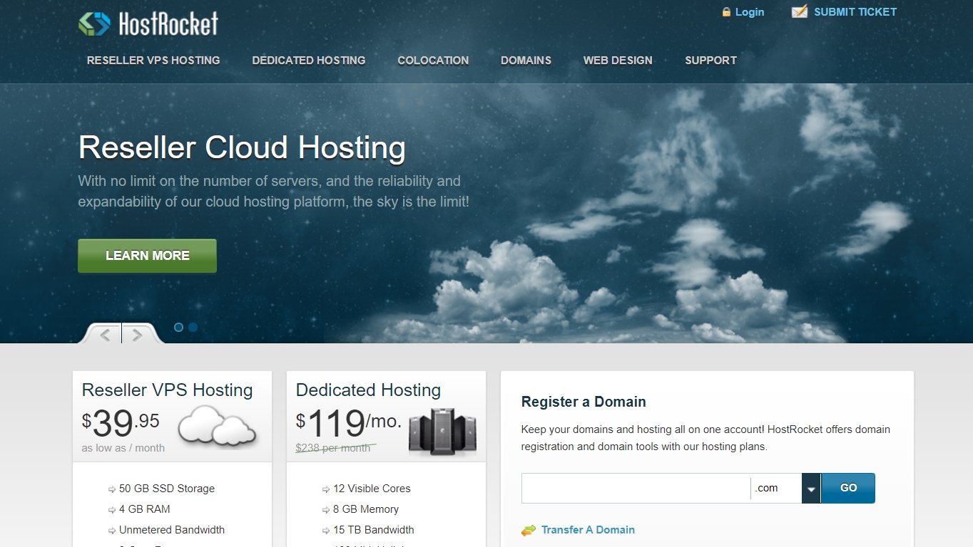 Hostrocket hosting review