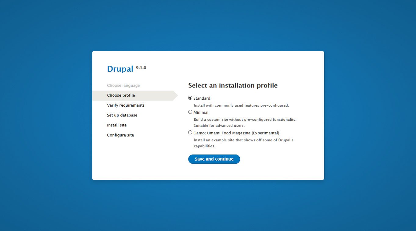 drupal installation profile