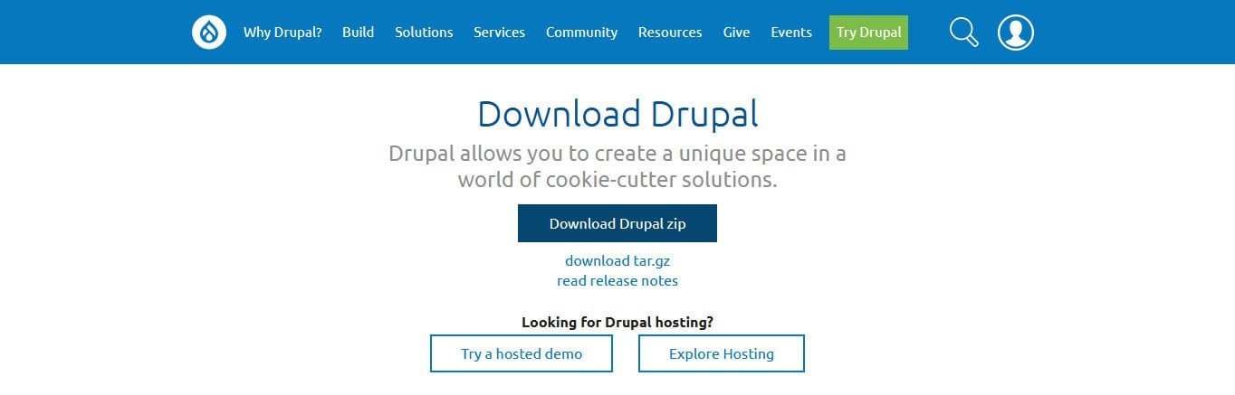 drupal tutorial download drupal