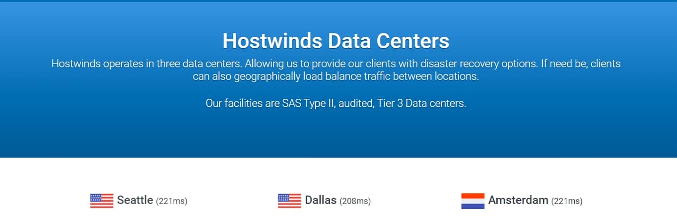 Hostwinds data centers