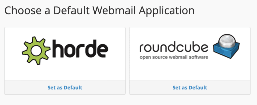 choose a webmail app 