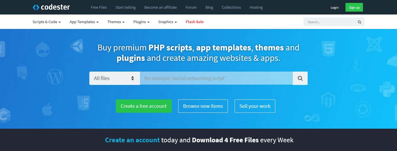 codester shop for php scripts