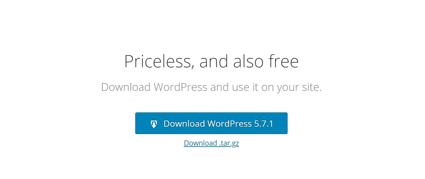 Download WordPress Software