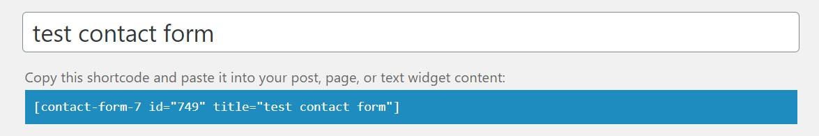 contact form 7 shortcode to add contact form to wordpress