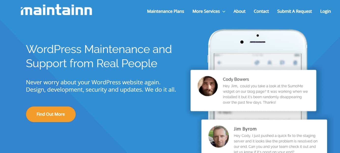 Maintainn - Best WordPress maintenance services