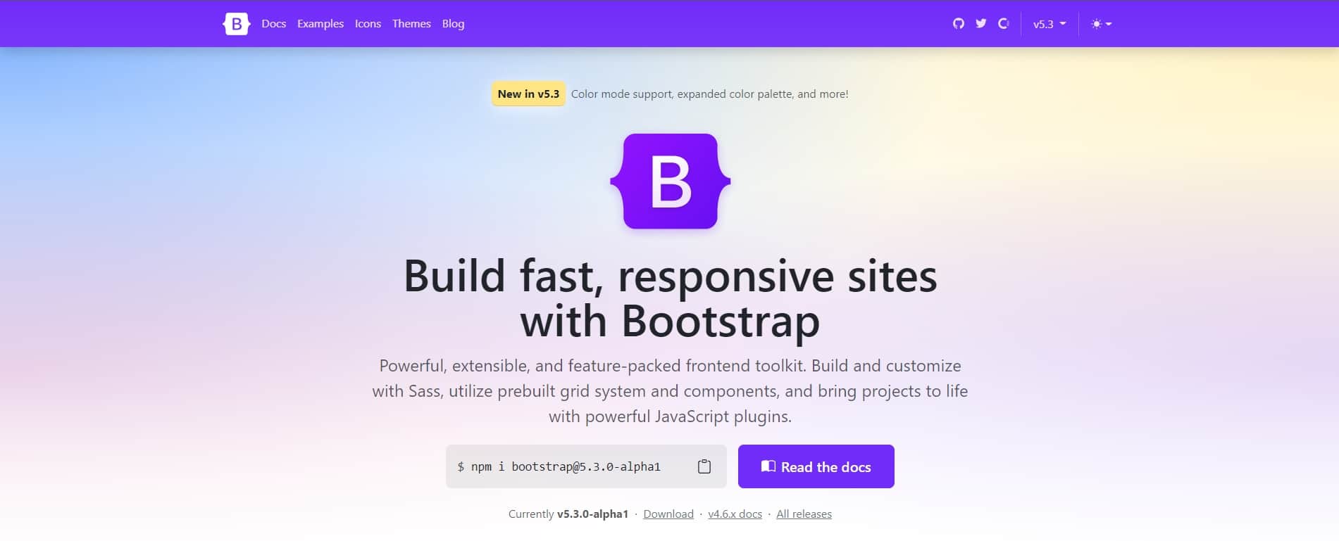 Bootstrap featured image