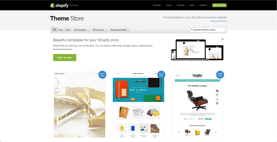 Internet Shop Website Template