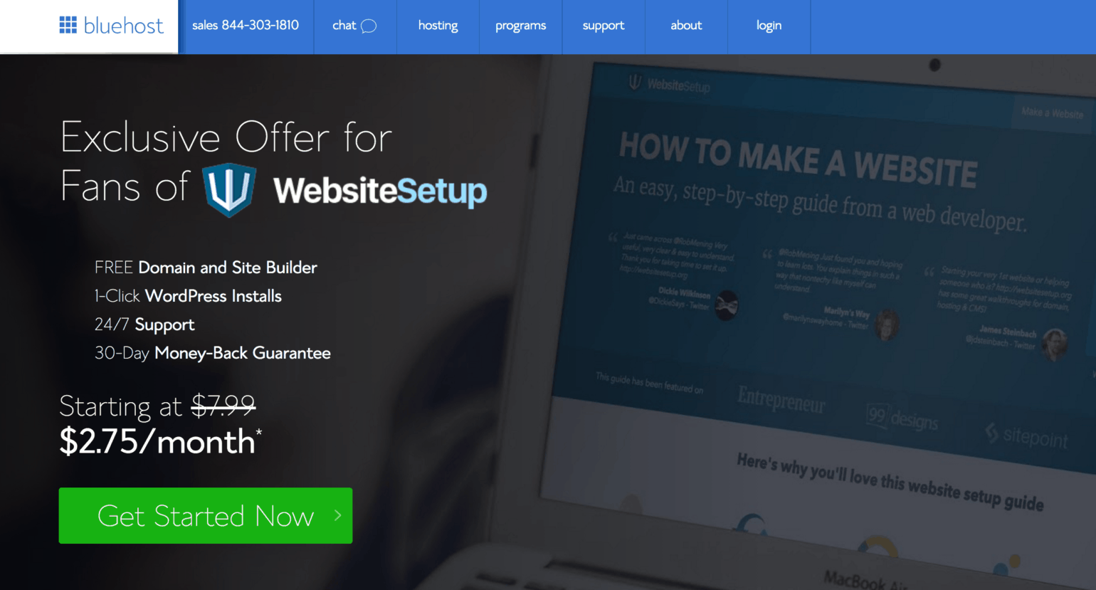 Bluehost web hosting