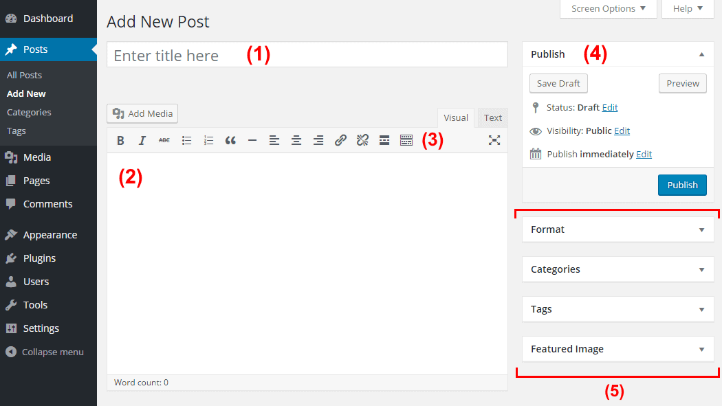 New adding. Add New Post. WORDPRESS add Post. Add New categories. Wp add New user.