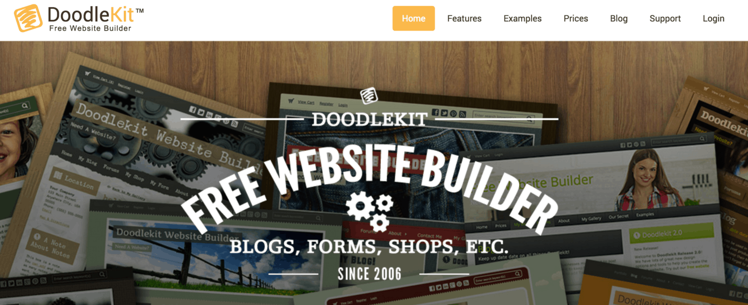 Doodlekit website builder