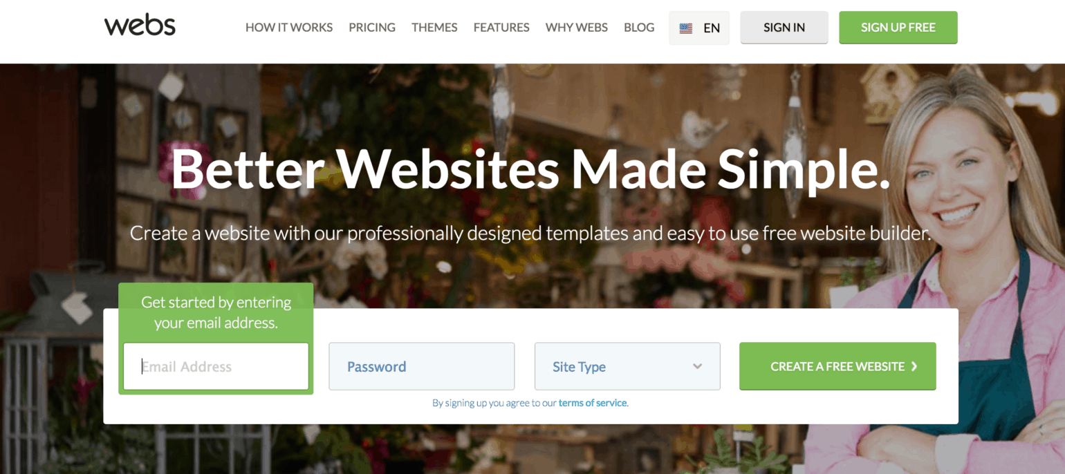 Website Builder: Webs.com