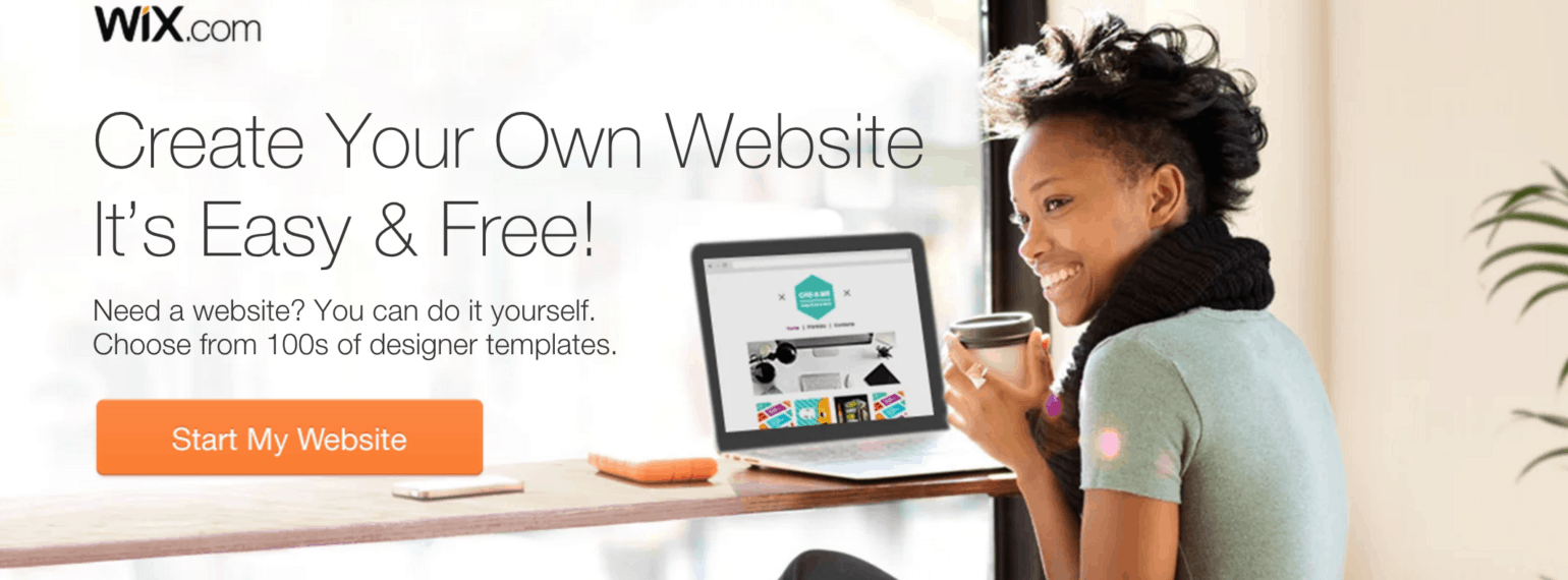 Wix is the second best website builder