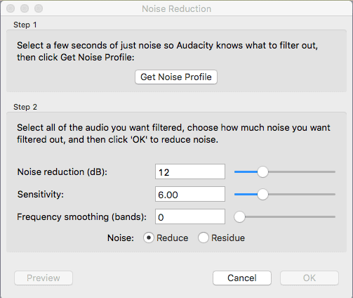 noise profile