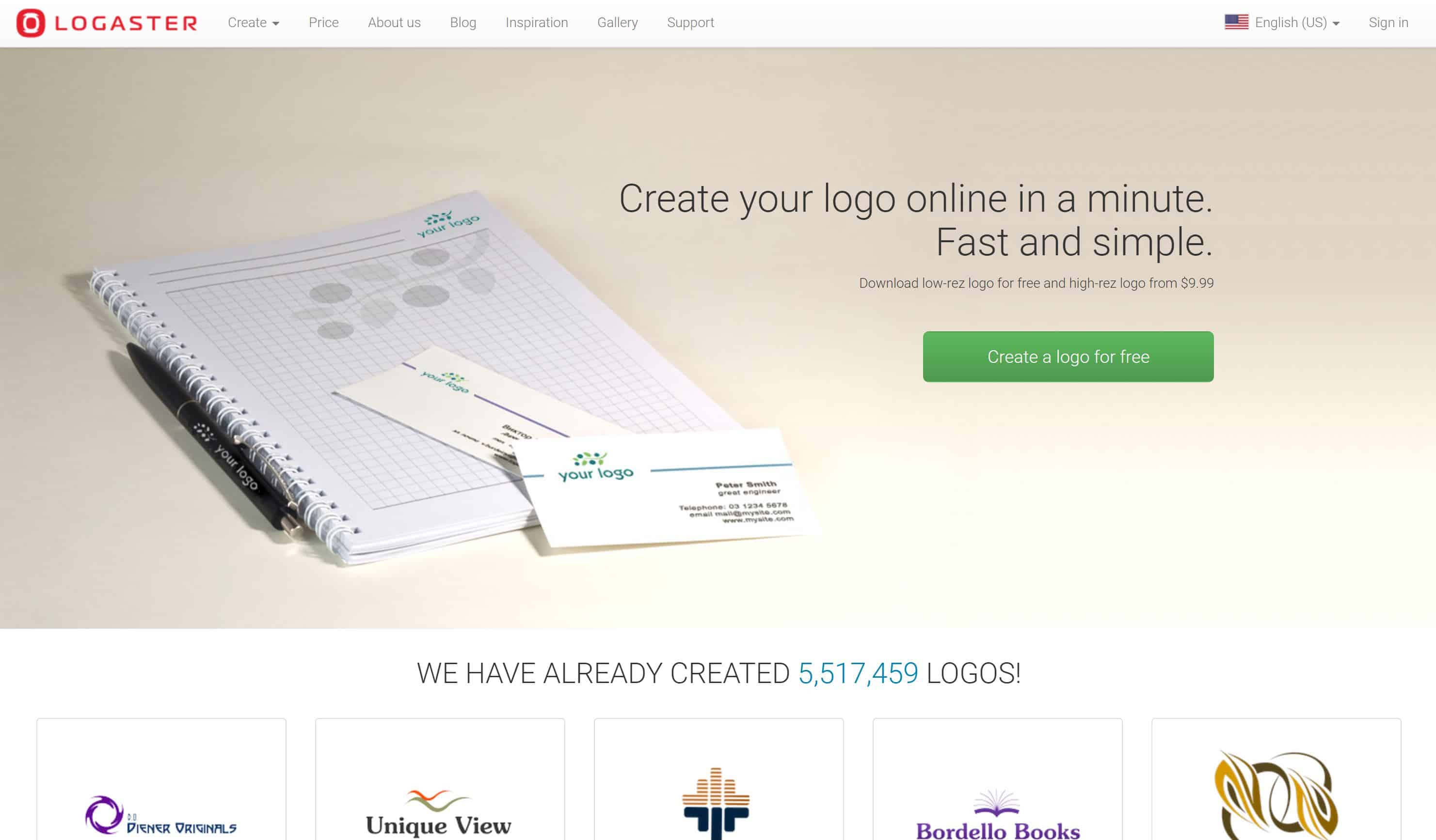 15 Best Free Online Logo Makers Generators Websitesetup Org - logaster logo maker