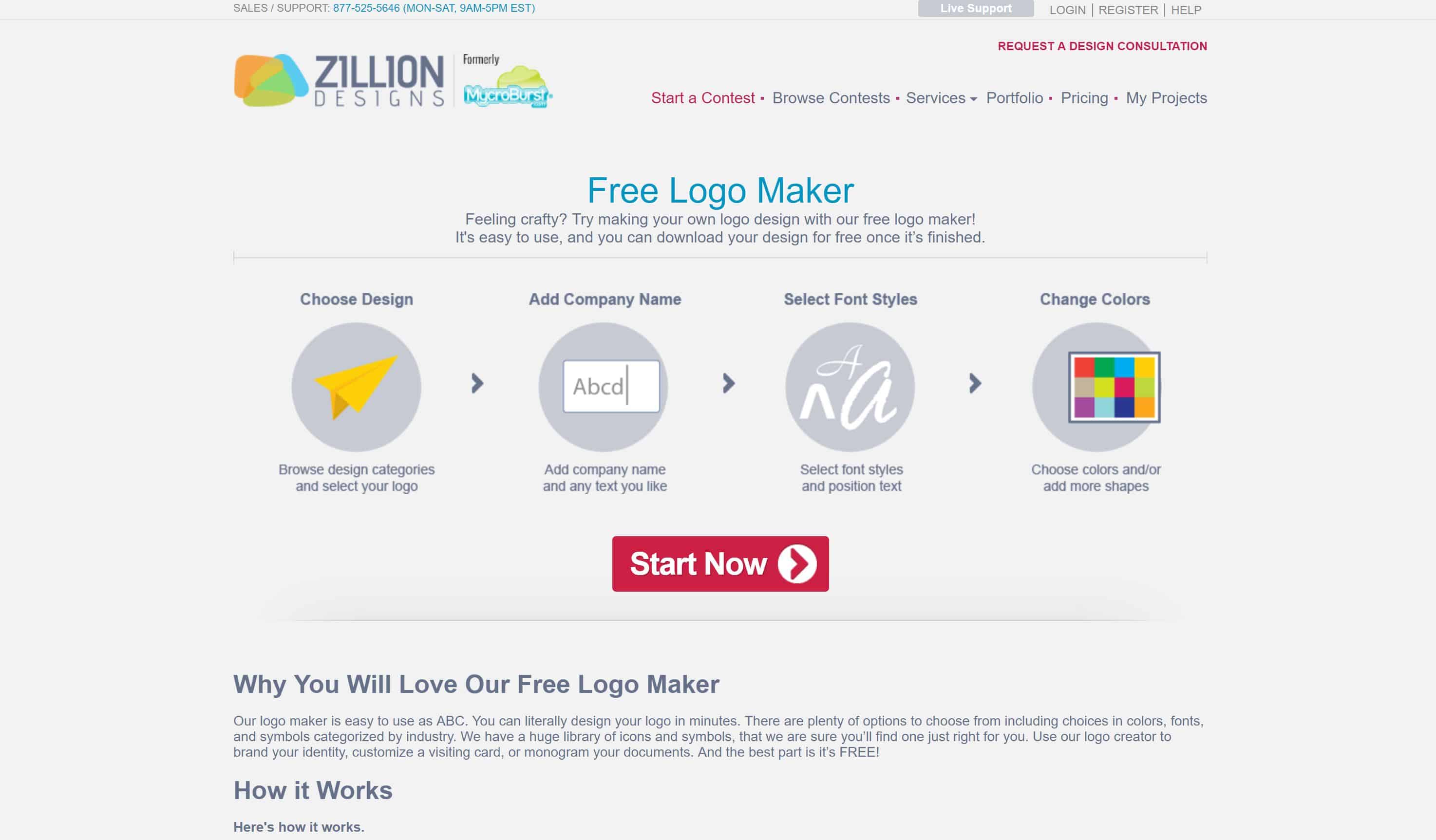 zillion designs free logo maker