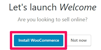 Bluehost WordPress Install WooCommerce