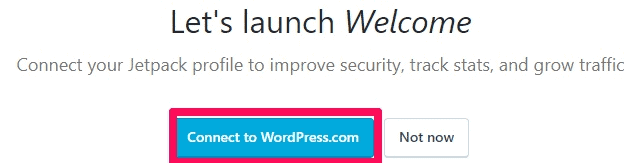 Bluehost WordPress connect Jetpack