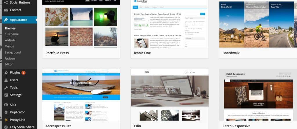 Free WordPress themes