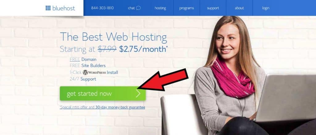 Bluehost Homepage