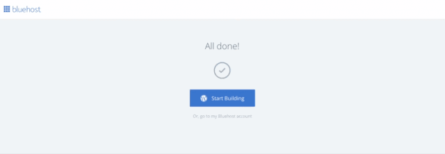 Bluehost Chosen Theme Success