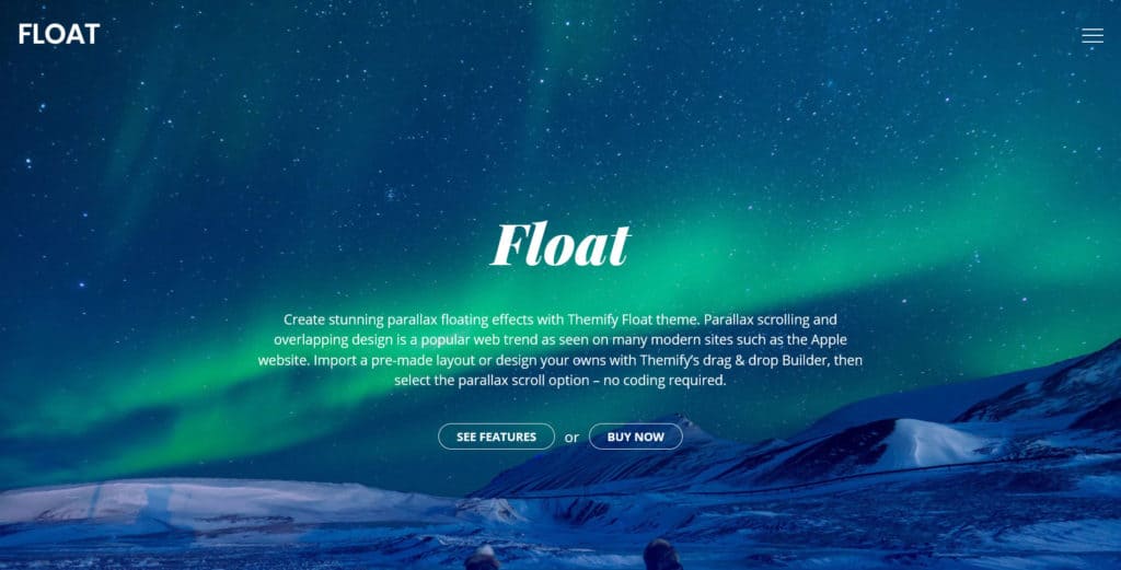 float flexible wordpress theme