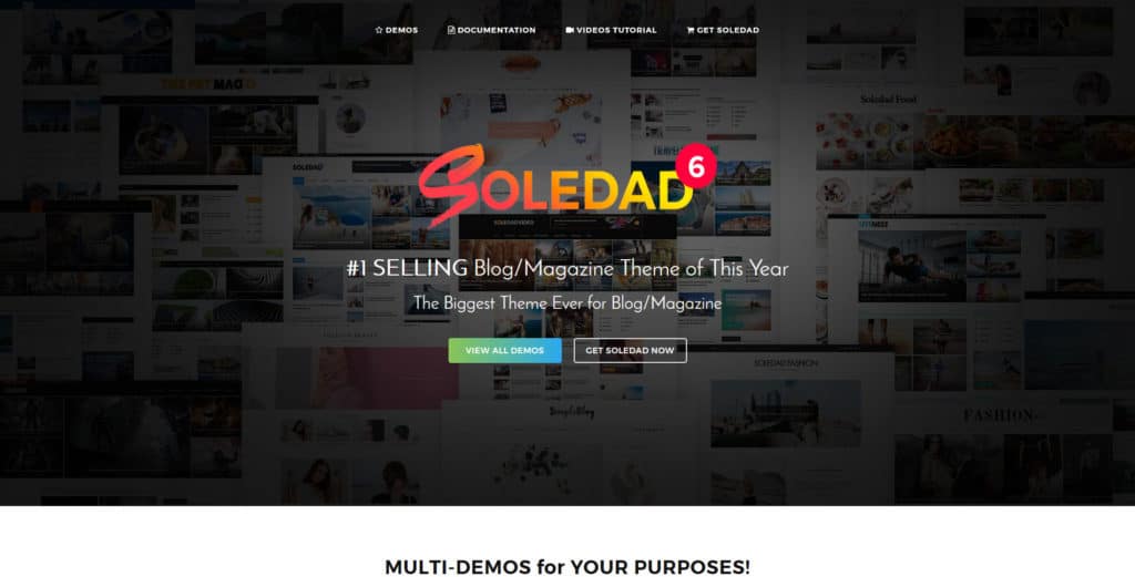 soledad multi purpose wordpress theme