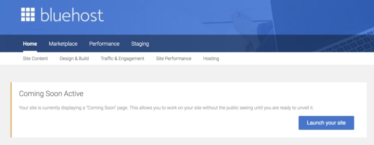 Bluehost launch your blog