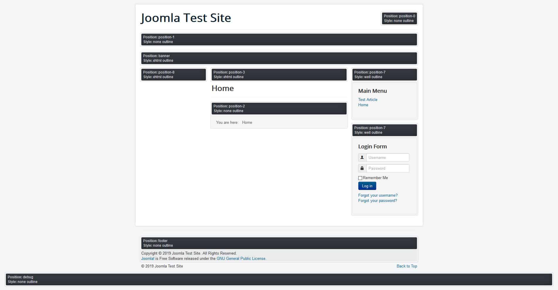 joomla module position preview