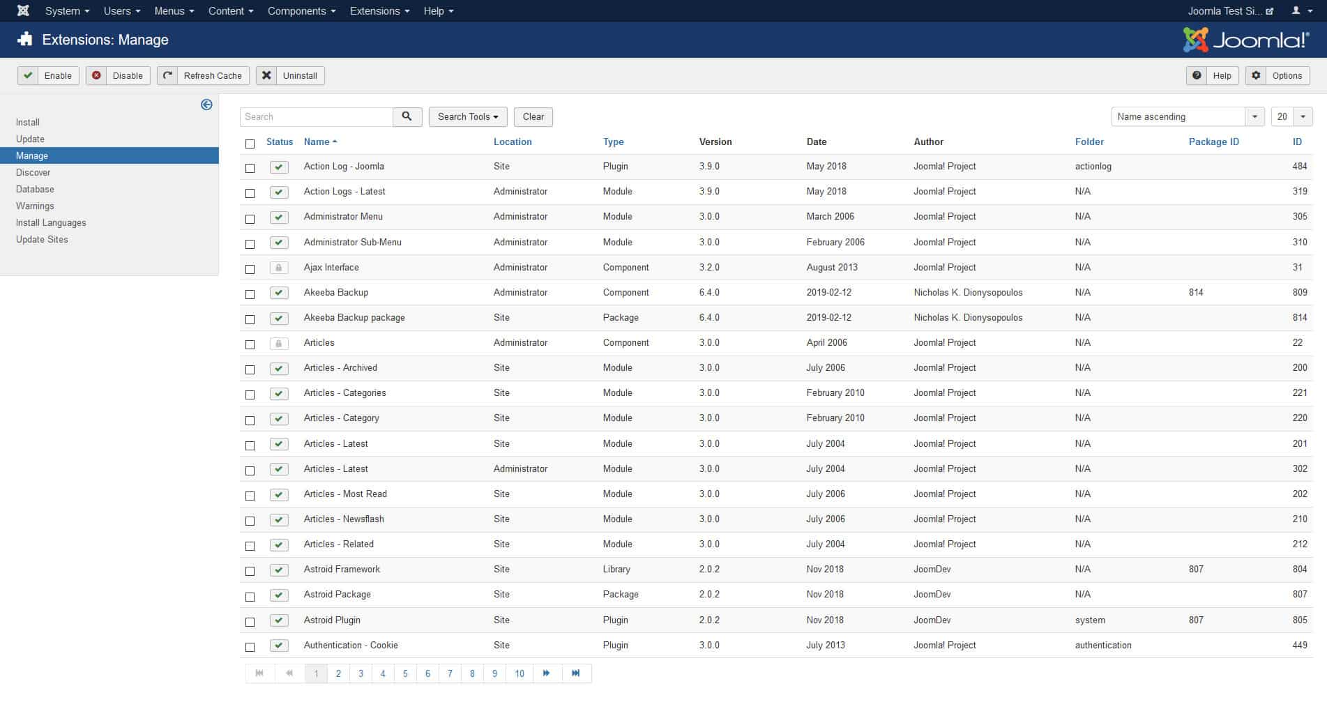 Step By Step How I Build A Joomla Website Updated 2019 - manage joomla extensions