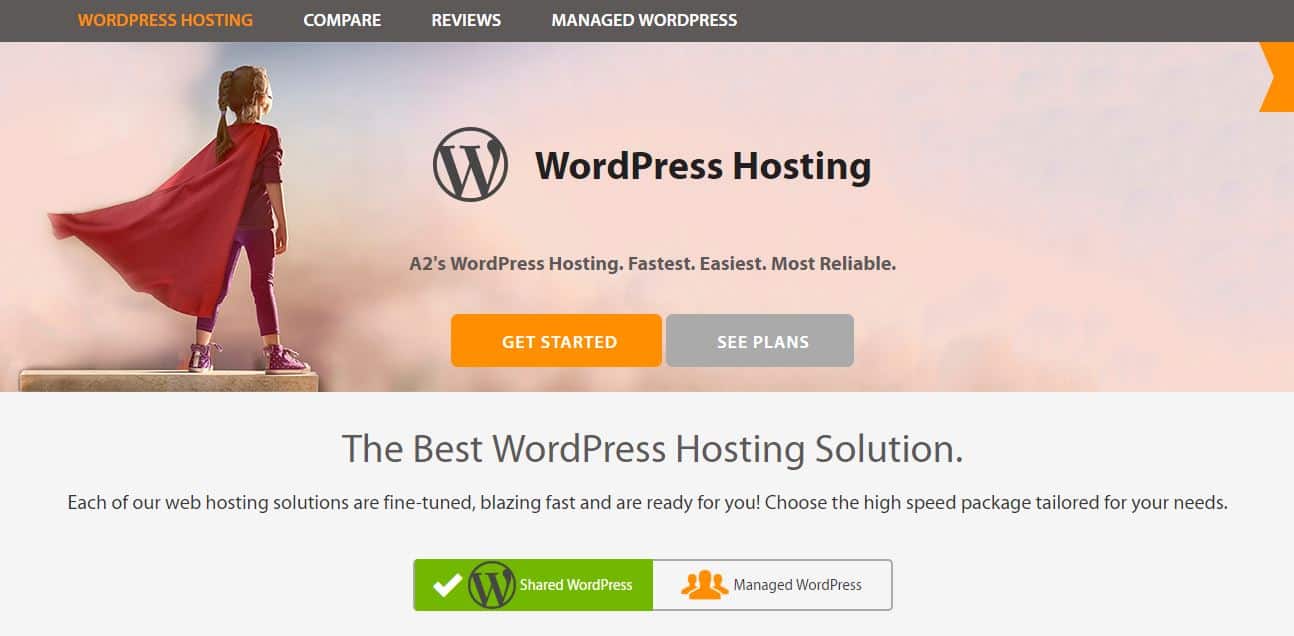 A2Hosting WordPress Hosting