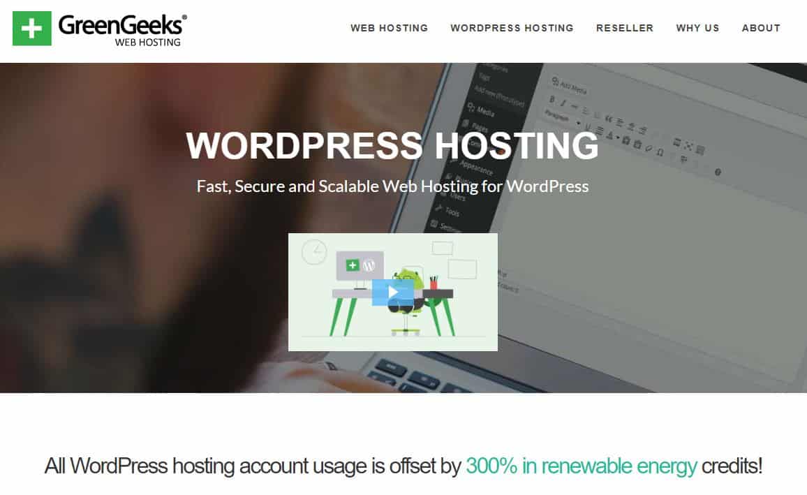 GreenGeeks WordPress Hosting