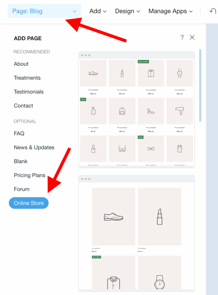 choose store layout