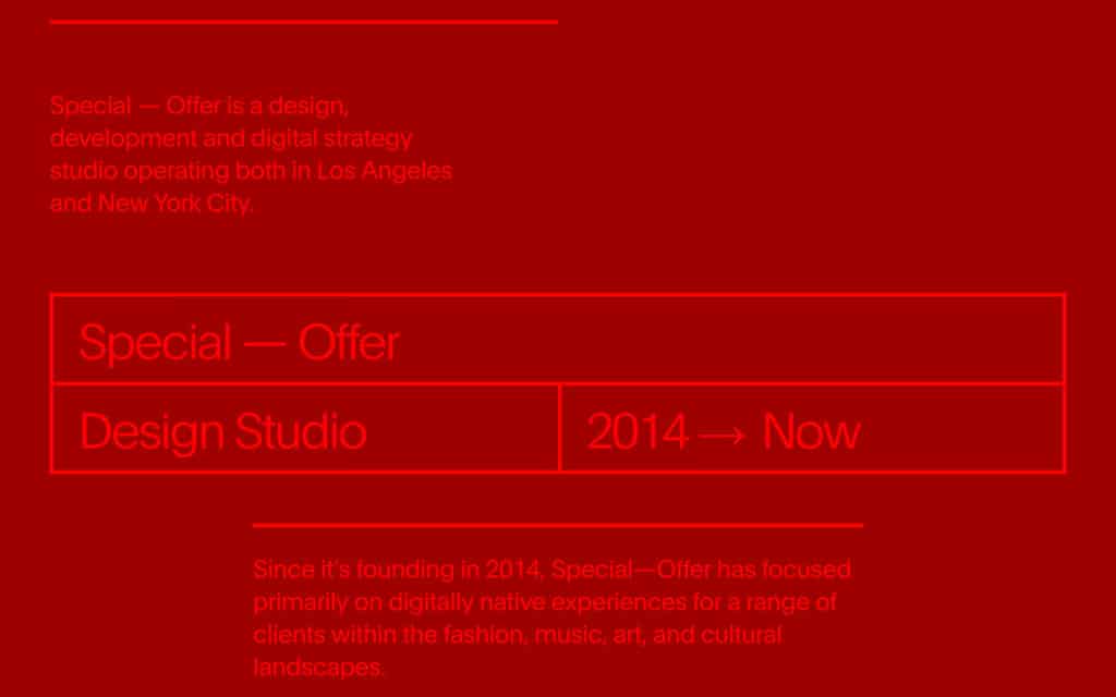 Special–Offer Studio