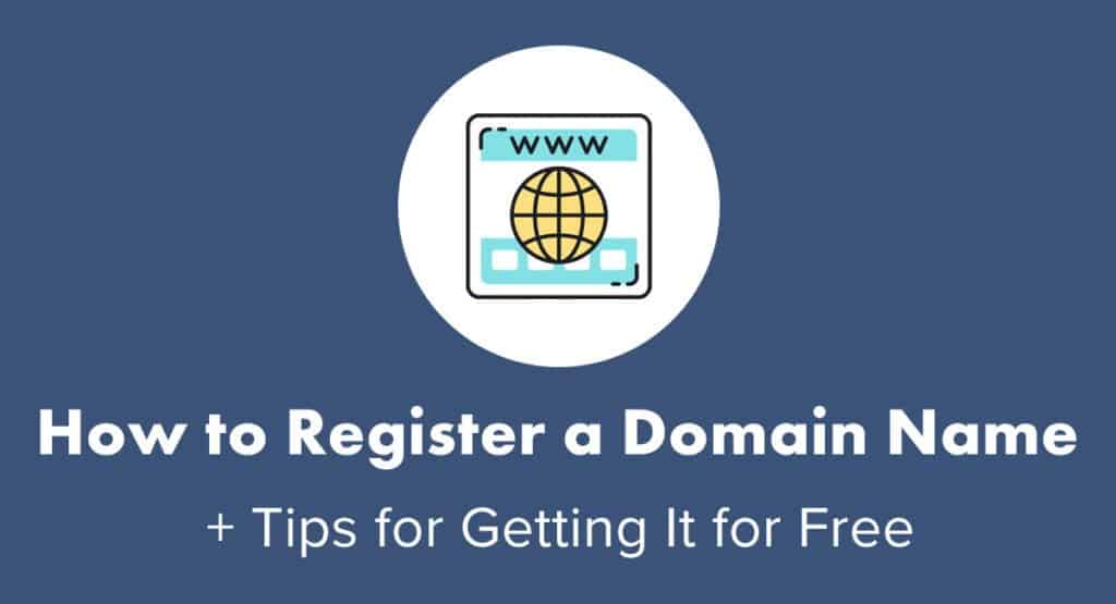 How to register my domain name for free