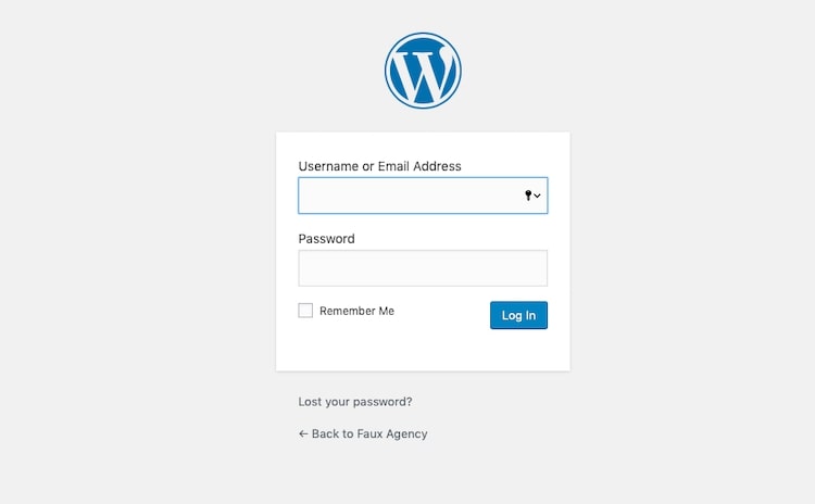 WordPress Login