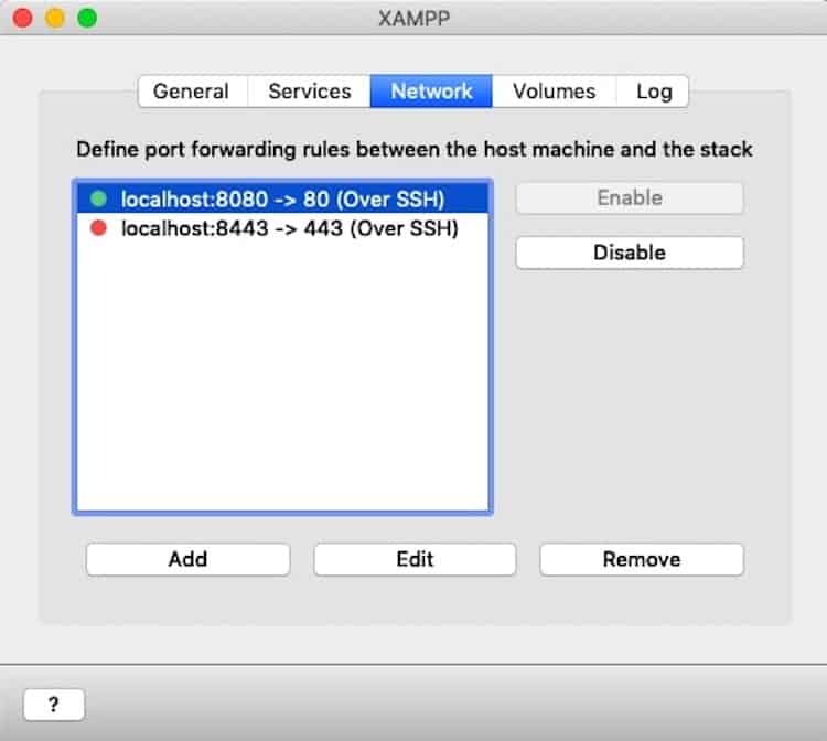 XAMPP Network