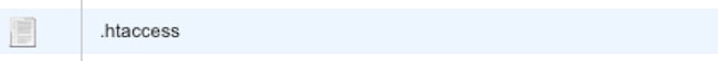 htaccess File