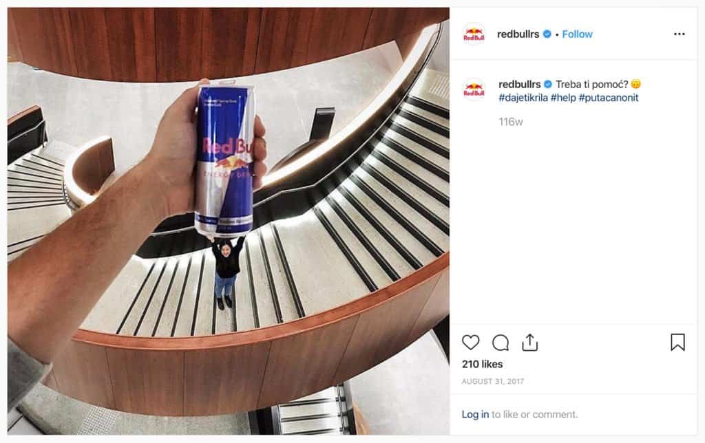 #PutACanOnIt - RedBull branded hashtag drove more than 1,000 followers to take pictures of themselves with a RedBull can.