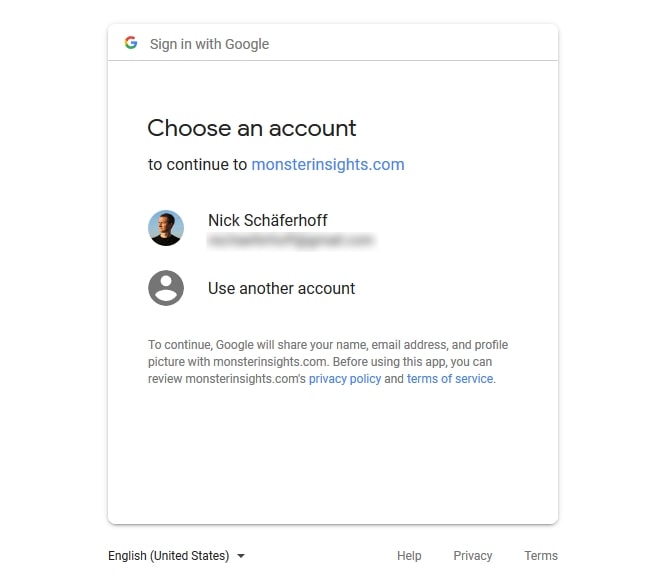 Sign into Google Account