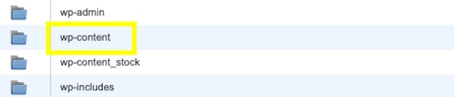wp-content Folder