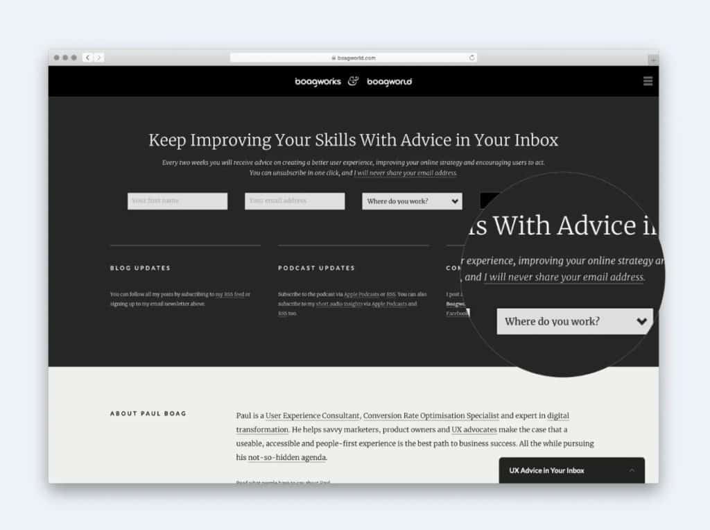 Address user's questions where their attention currently is. Do not make them hunt for answers.
