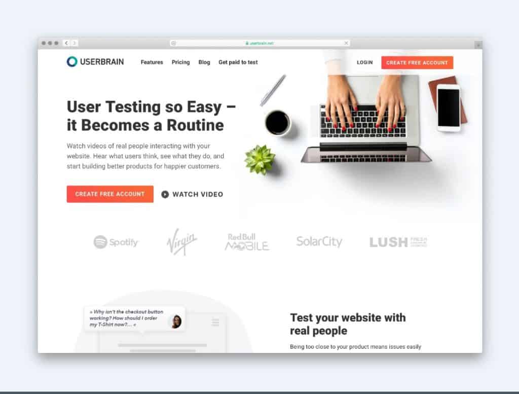 UserBrain is one of many tools that allow you to run unfacilitated remote usability testing.