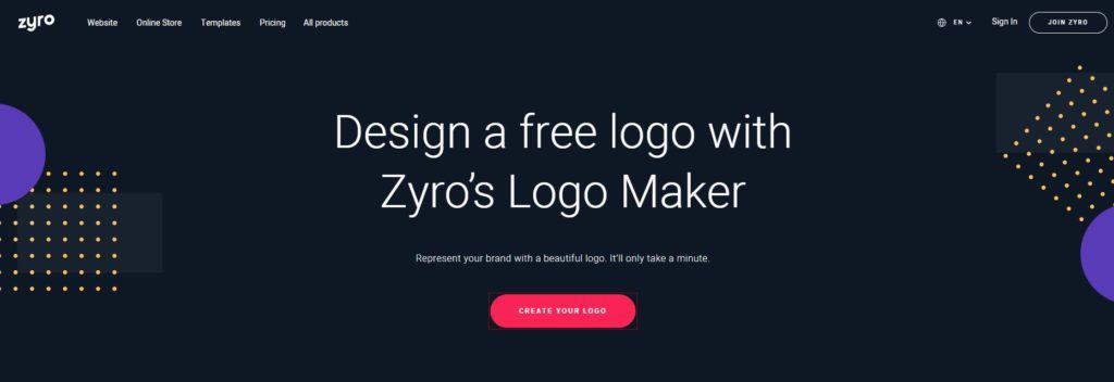 Zyro logo maker