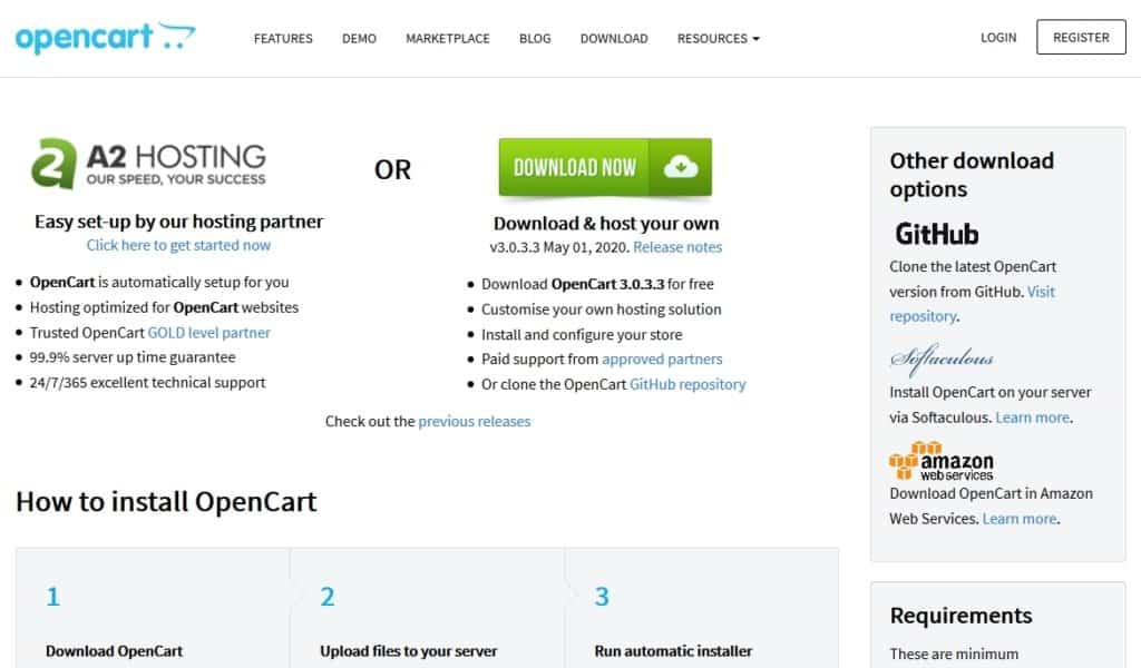 download opencart to start tutorial