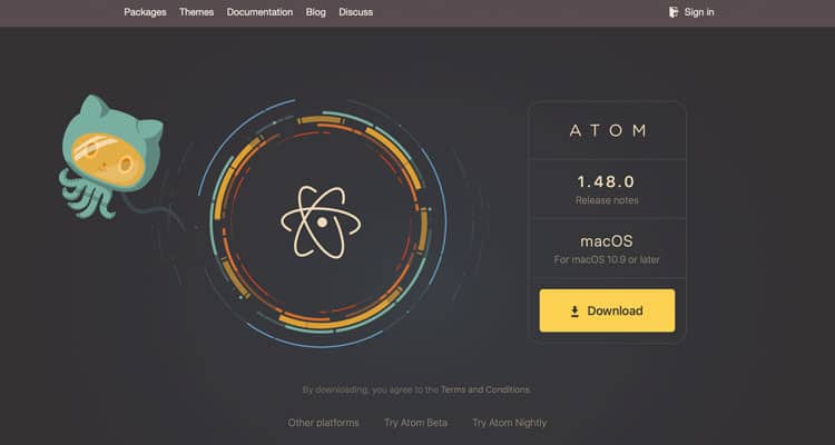 atom web editor