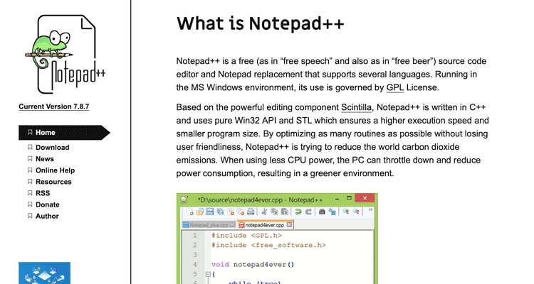 notepad++ compare directories