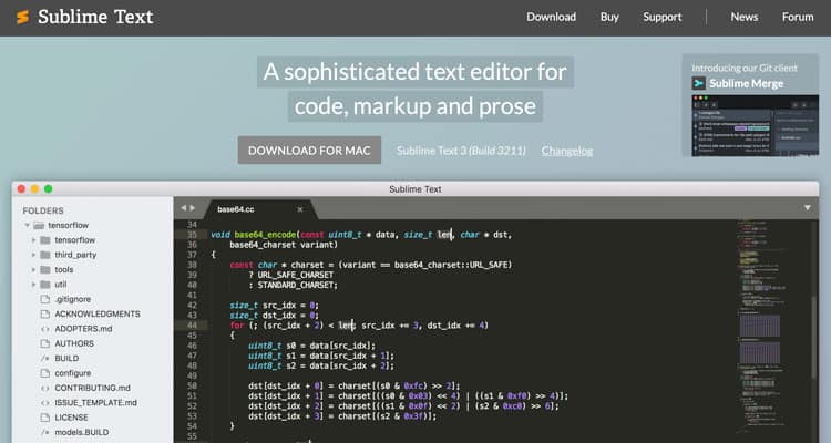 make sublime default text editor mac
